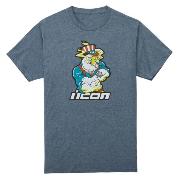 Camiseta Icon FREEDOM SPITTER AZUL MARINO HEATHER