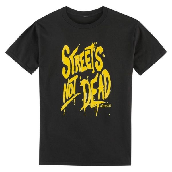 Camiseta Icon STREETS NOT DEAD NEGRO