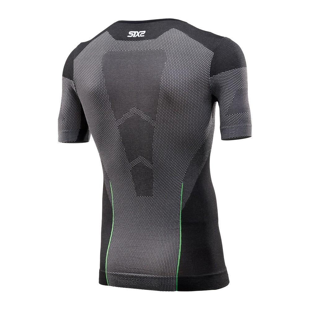 CAMISETA INTERIOR DE MANGA CORTA SIXS LIGHT BT TS1L V2 CARBONO NEGRO