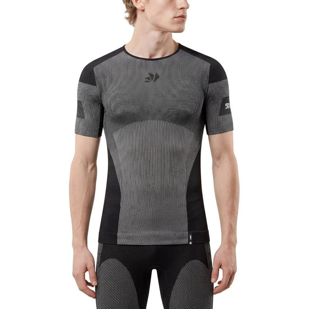 CAMISETA INTERIOR DE MANGA CORTA SIXS LIGHT BT TS1L V2 CARBONO NEGRO