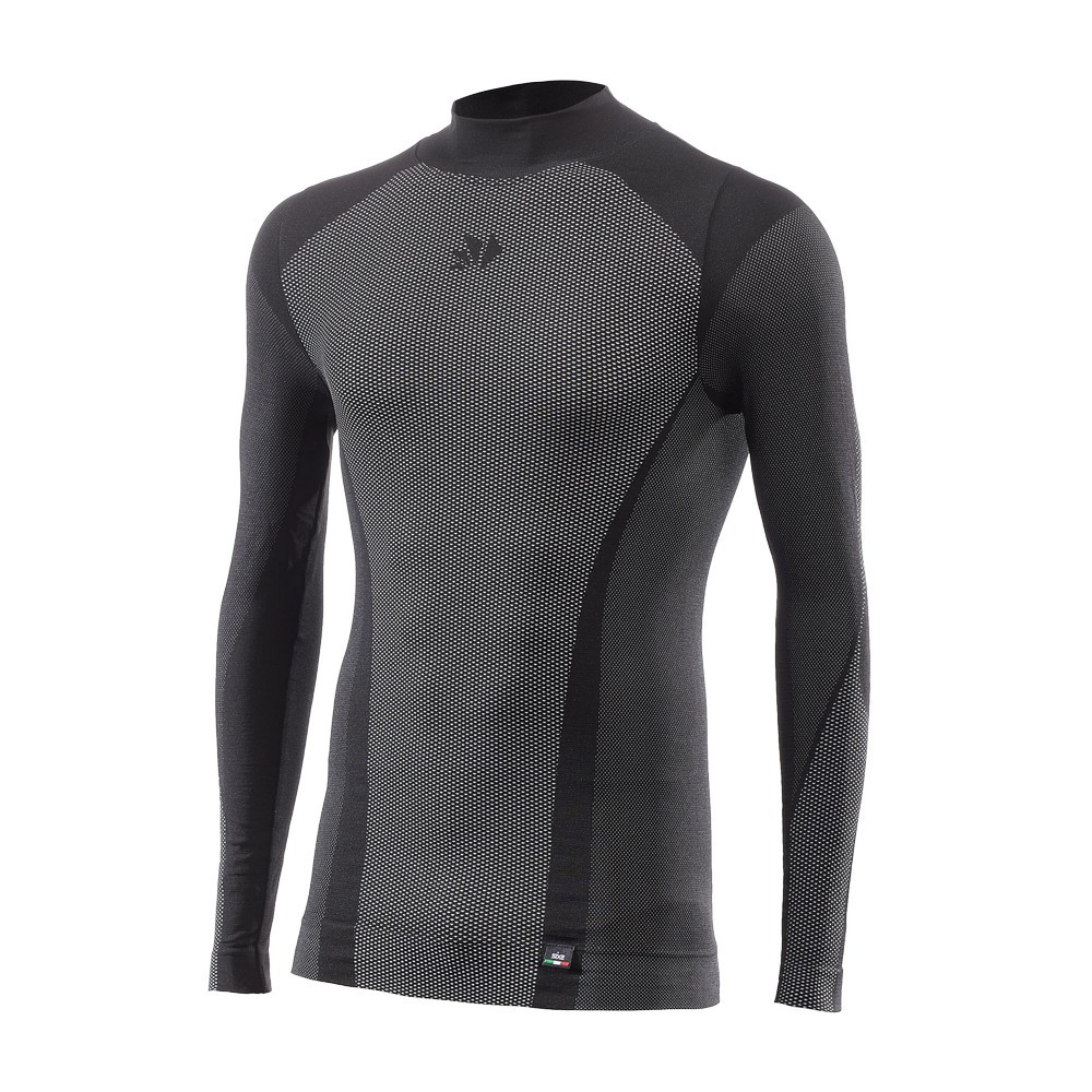 CAMISETA INTERIOR DE MANGA LARGA SIXS 4 SEASONS TS3 V2 CARBONO NEGRO