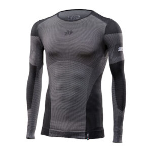 CAMISETA INTERIOR DE MANGA LARGA SIXS LIGHT BT TS2L V2 CARBONO NEGRO
