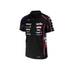 Camiseta IXON PO1 APRILIA 25 BLACK NEON RED