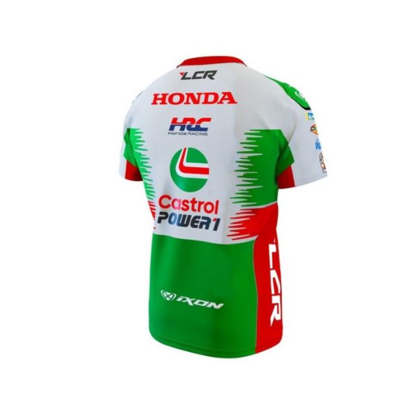 Camiseta IXON TS1 DUAL ZL 25 GREEN WHITE RED