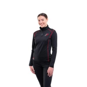 CAMISETA RUKKA KIMB-R MUJER NEGRO/ROJO