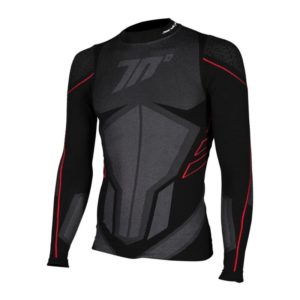 CAMISETA TERMAL SD-CT1 
 MANGA LARGA UNISEX NEGRO GRIS