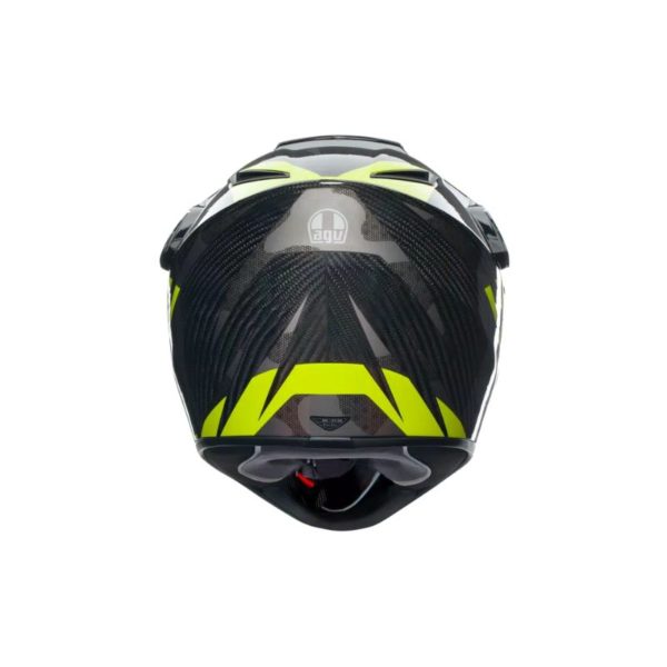 Casco AGV AX-9 E2206 MPLK STEPPA CARBON GREY YELLOW FLUO