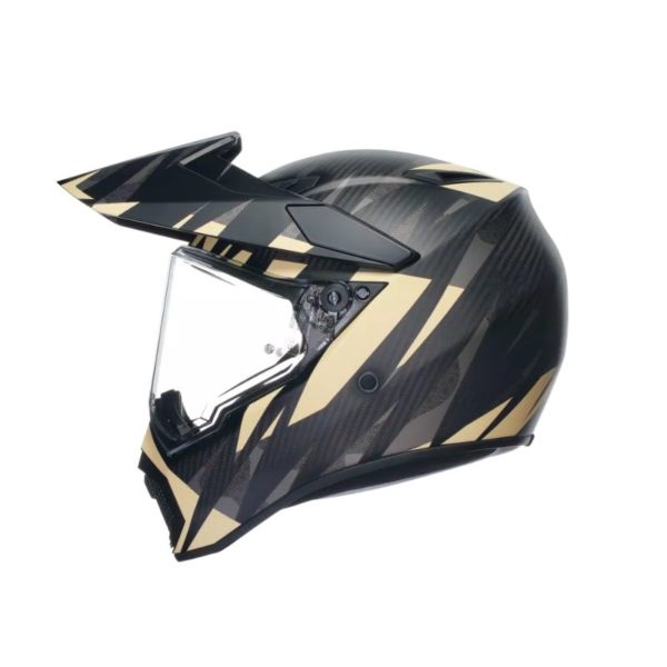 Casco AGV AX-9 E2206 MPLK STEPPA MATT CARBON GREY SAND