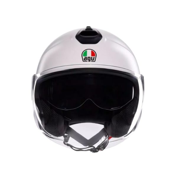 Casco AGV ETERES E2206 CAPOLIVERI MATT WHITE ITALY