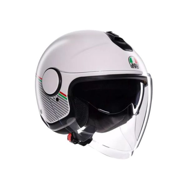 Casco AGV ETERES E2206 CAPOLIVERI MATT WHITE ITALY