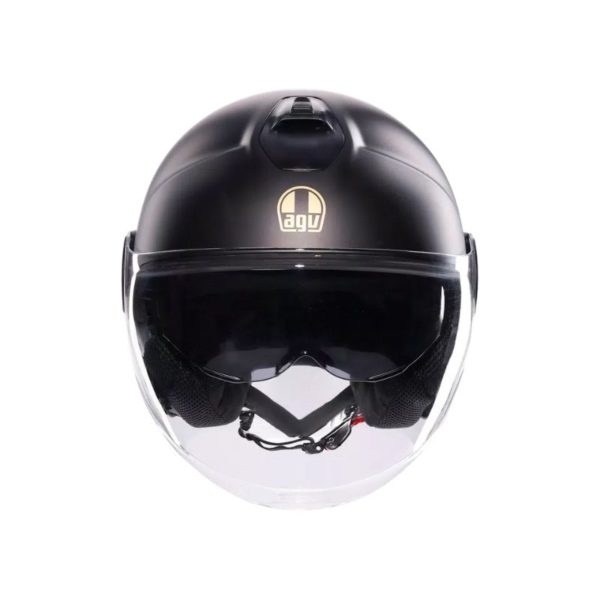 Casco AGV ETERES E2206 PONZA MATT BLACK GOLD