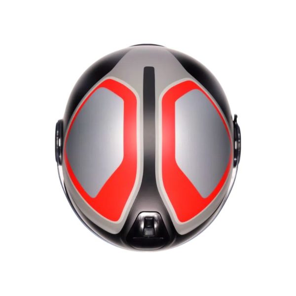 Casco AGV ETERES E2206 SCAGLIERI MATT GREY RED