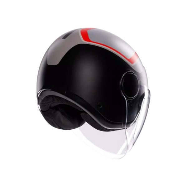 Casco AGV ETERES E2206 SCAGLIERI MATT GREY RED