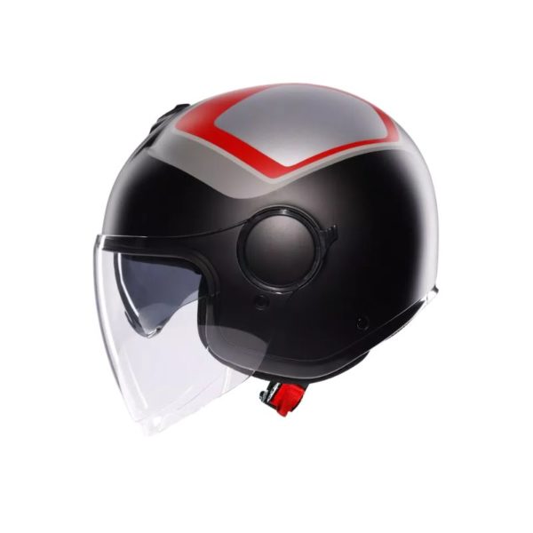 Casco AGV ETERES E2206 SCAGLIERI MATT GREY RED