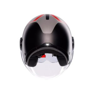 Casco AGV ETERES E2206 SCAGLIERI MATT GREY RED