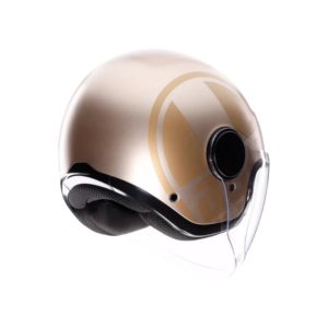 Casco AGV ETERES E2206 SIROLO MATT WHITE GOLD