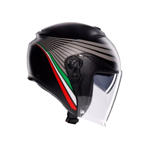 Casco AGV IRIDES E2206 BOLOGNA MATT BLACK TRICOLORE