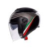 Casco AGV IRIDES E2206 BOLOGNA MATT BLACK TRICOLORE - Imagen 8