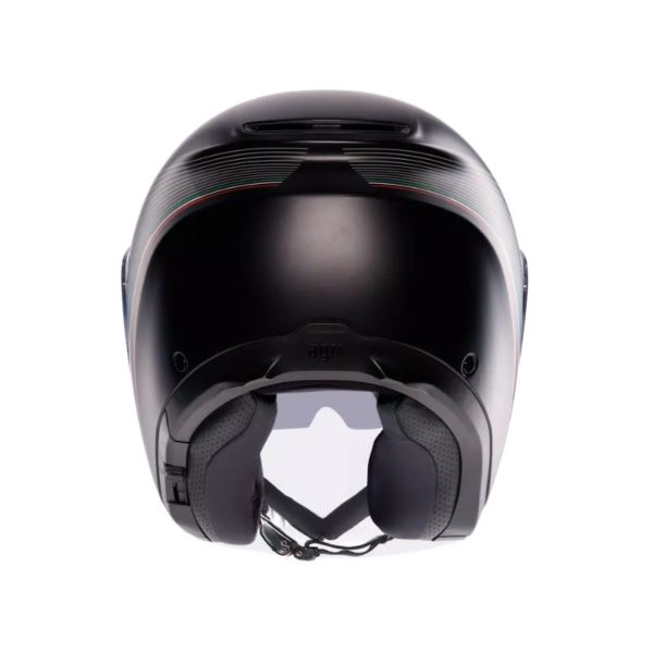 Casco AGV IRIDES E2206 BOLOGNA MATT BLACK TRICOLORE