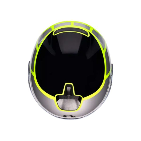 Casco AGV IRIDES E2206 DAVAO BLACK GREY YELLOW FLUO