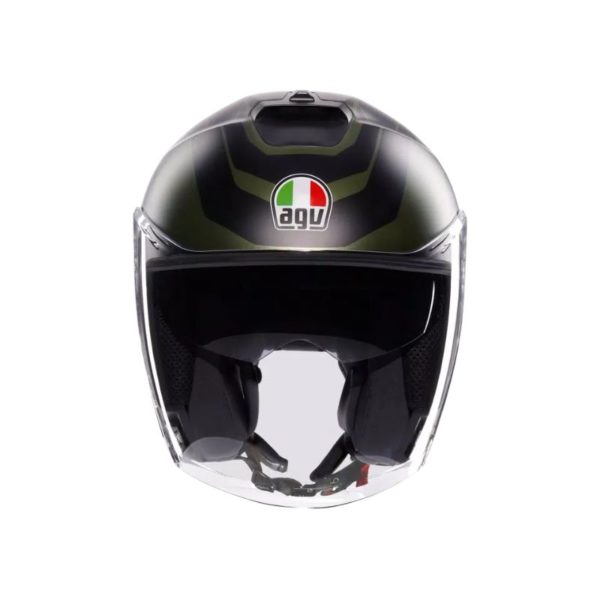 Casco AGV IRIDES E2206 SAKAI MATT GREEN BLACK