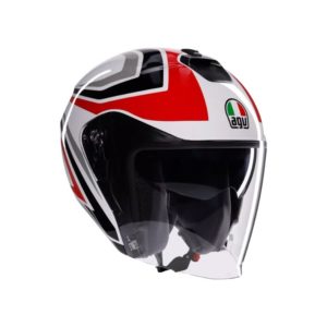 Casco AGV IRIDES E2206 TOLOSA BLACK GREY RED