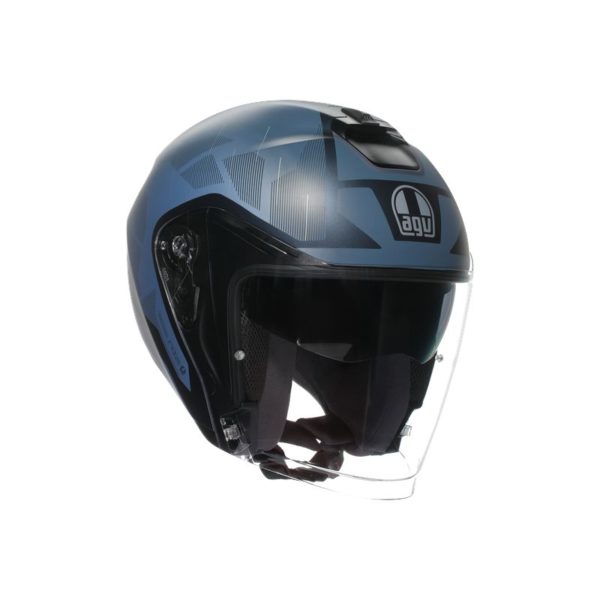 Casco AGV IRIDES E2206 TRIESTE MATT BLUE GREY