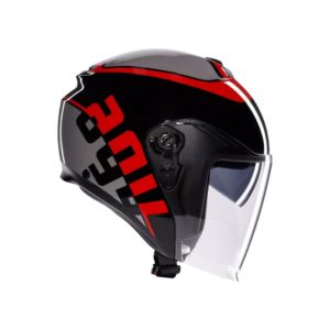 Casco AGV IRIDES E2206 VALENZA MATT GREY BLACK RED
