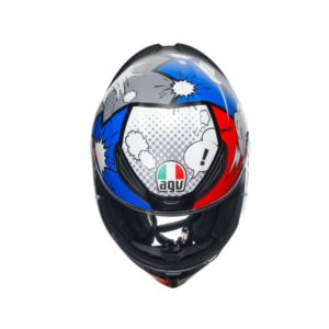 Casco AGV K1 S E2206 BANG MATT ITALY BLUE
