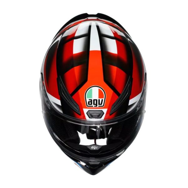 Casco AGV K1 S E2206 FASTLAP BLACK RED BLUE