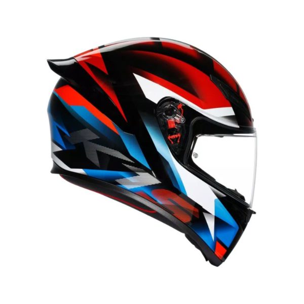 Casco AGV K1 S E2206 FASTLAP BLACK RED BLUE