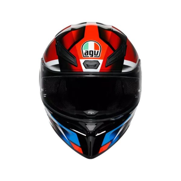 Casco AGV K1 S E2206 FASTLAP BLACK RED BLUE