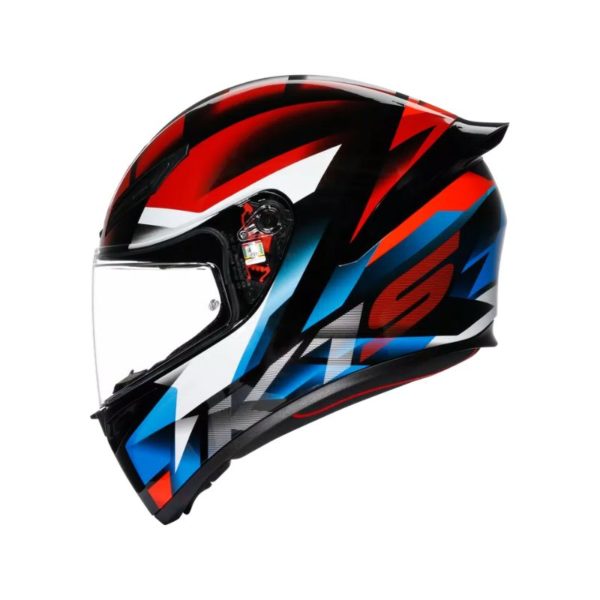 Casco AGV K1 S E2206 FASTLAP BLACK RED BLUE