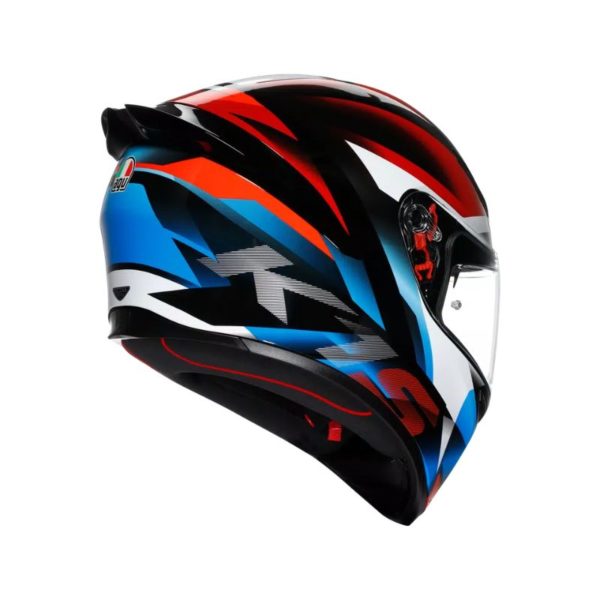 Casco AGV K1 S E2206 FASTLAP BLACK RED BLUE