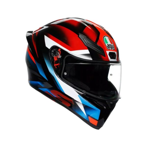 Casco AGV K1 S E2206 FASTLAP BLACK RED BLUE