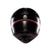 Casco AGV K1 S E2206 LAP MATT BLACK GREY RED - Imagen 3
