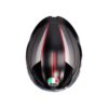 Casco AGV K1 S E2206 LAP MATT BLACK GREY RED - Imagen 5