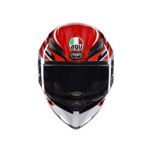 Casco AGV K1 S E2206 LION BLACK RED WHITE