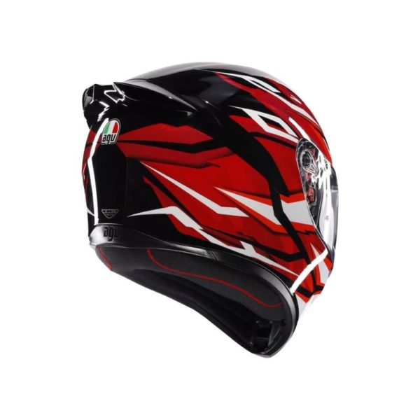 Casco AGV K1 S E2206 LION BLACK RED WHITE