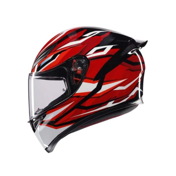 Casco AGV K1 S E2206 LION BLACK RED WHITE