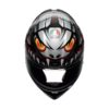 Casco AGV K1 S E2206 LYZARD MATT BLACK GREY RED - Imagen 2