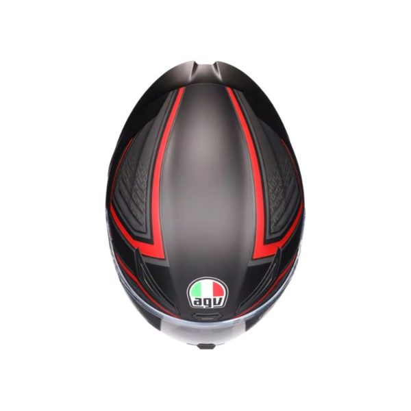 Casco AGV K1 S E2206 SLING MATT BLACK RED