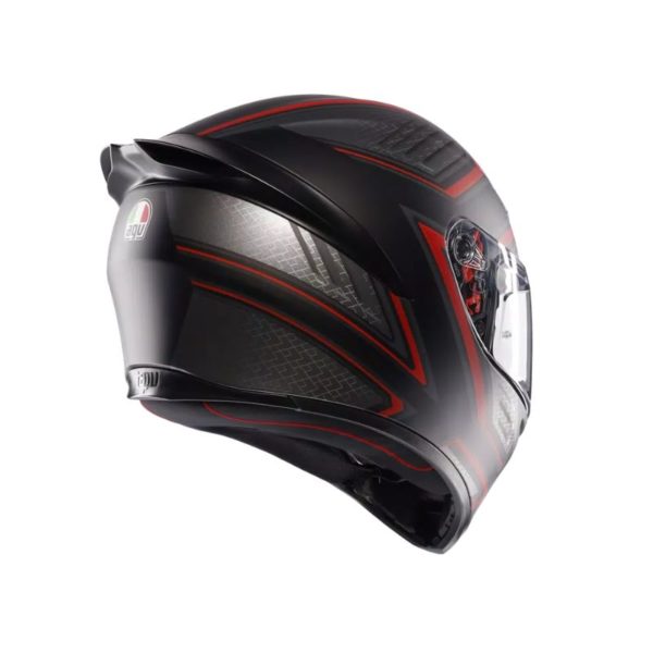 Casco AGV K1 S E2206 SLING MATT BLACK RED