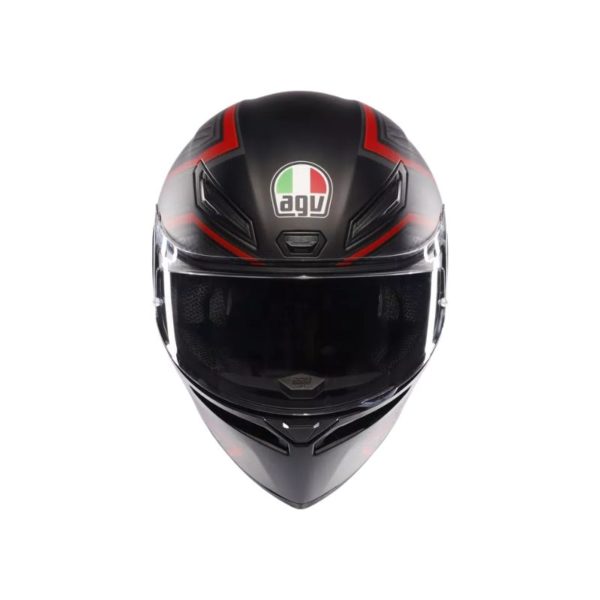 Casco AGV K1 S E2206 SLING MATT BLACK RED