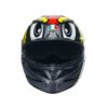 CASCO AGV K3 E2206 BIRDY 2.0 GREY YELLOW RED - Imagen 7