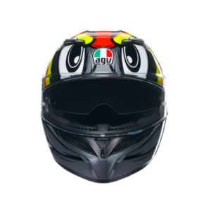 CASCO AGV K3 E2206 BIRDY 2.0 GREY YELLOW RED