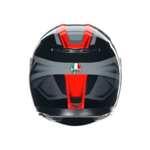 CASCO AGV K3 E2206 COMPOUND BLACK RED