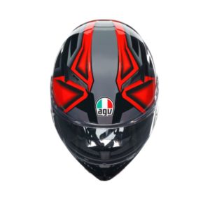 CASCO AGV K3 E2206 COMPOUND BLACK RED