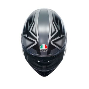 CASCO AGV K3 E2206 COMPOUND MATT BLACK GREY