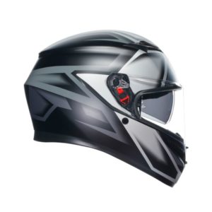 CASCO AGV K3 E2206 COMPOUND MATT BLACK GREY